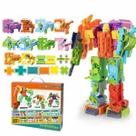 Transformer Dinosaurs Combiners Toys Learning Math Numbers 0/1/2/3/4/5/6/7/8/9