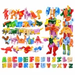 Transformer Combiners​ Toys Learning Alphabet A to Z, Letters​, Animal, Dinosaur