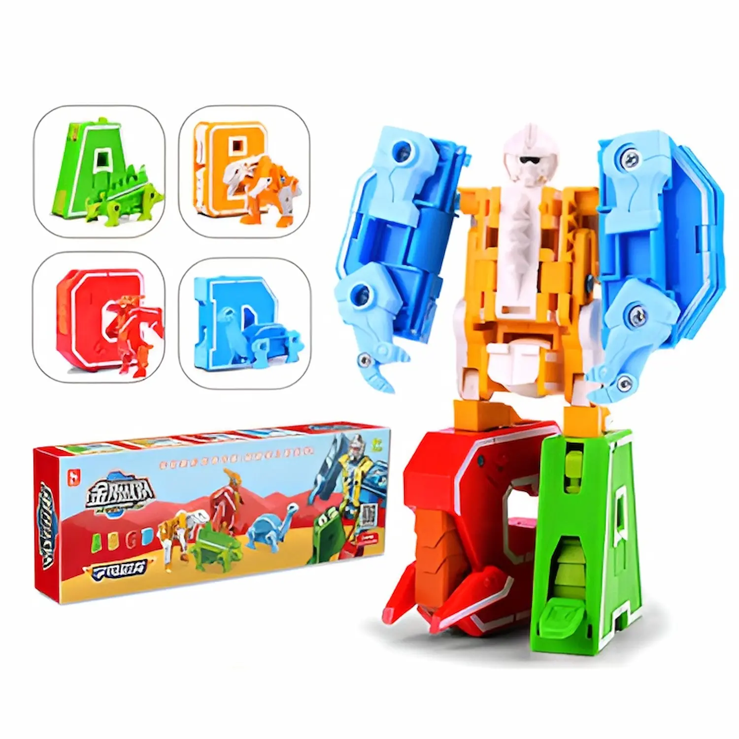 Transformer Combiners Toys Alphabet, Letters A-B-C-D, Dinosaur, Animal Transformer Combiners Toys Alphabet, Letters A-B-C-D, Dinosaur, Animal