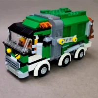 MOC – Green Garbage and Trash Truck Transformer(LEGO Alternative Bricks) 3 MOC – Green Garbage and Trash Truck Transformer(LEGO Alternative Bricks)
