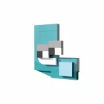 MOC – Letters L Monster Learning Toy - Classic Size Building Blocks