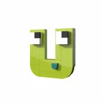 MOC – Letters U Monster Learning Toy - Classic Size Building Blocks