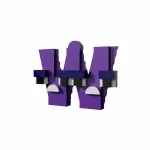 MOC – Letters W Monster Learning Toy - Classic Size Building Blocks
