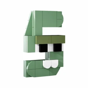 MOC – Monster Number 5Five(LEGO Alternative Bricks), Learning Math Toy MOC – Monster Number 5Five(LEGO Alternative Bricks), Learning Math Toy