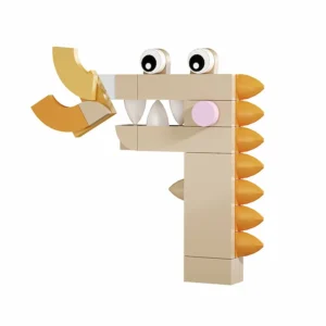 MOC – Monster Number 7Seven(LEGO Alternative Bricks), Learning Math Toy MOC – Monster Number 7Seven(LEGO Alternative Bricks), Learning Math Toy