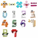 MOC – Monster Number and Math Signs, Learning Toy - Classic Size Building Blocks