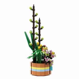 MOC 149107 – Flower Basket(LEGO Alternative Bricks) MOC 149107 – Flower Basket(LEGO Alternative Bricks)