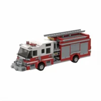 MOC 156284 – Fire pumper truck(LEGO Alternative Bricks) MOC 156284 – Fire pumper truck(LEGO Alternative Bricks)