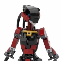 MOC – Ninja Mech Girl (LEGO Alternative Bricks) 2 MOC – Ninja Mech Girl - Classic Size Building Blocks