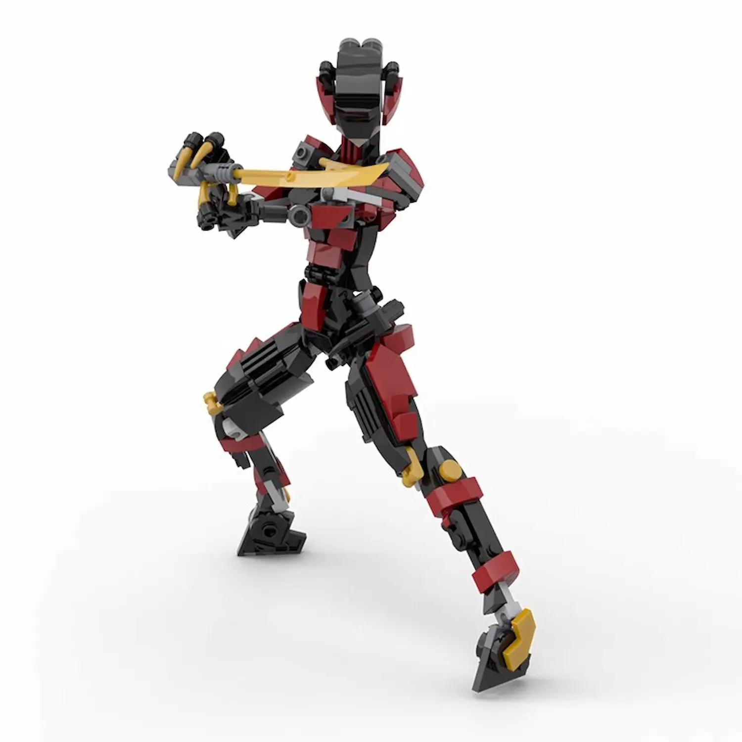 MOC – Ninja Mech Girl (LEGO Alternative Bricks) 3 MOC – Ninja Mech Girl (LEGO Alternative Bricks) 3