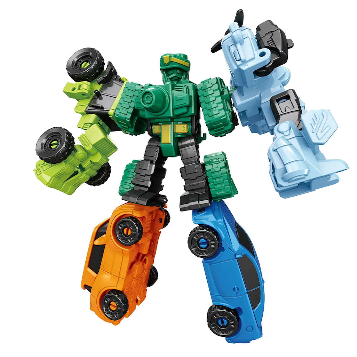 Transformer Combiners Toys, Tank, Sedan, SUV, Tractor, Fighter Jet With Propeller, Car, Vehicle Transformer Combiners Toys, Tank, Sedan, SUV, Tractor, Fighter Jet With Propeller, Car, Vehicle