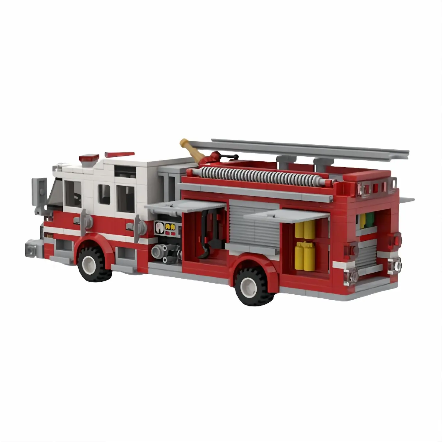 the back of MOC 156284 – Fire pumper truck(LEGO Alternative Bricks) 1 the back of MOC 156284 – Fire pumper truck(LEGO Alternative Bricks) 1