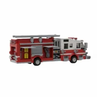 the back of MOC 156284 – Fire pumper truck(LEGO Alternative Bricks) 2 the back of MOC 156284 – Fire pumper truck(LEGO Alternative Bricks) 2