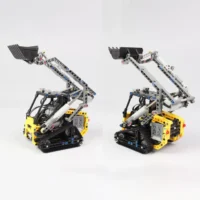 when the MOC 13349 - RC Technic Compact Tracked Loader(LEGO Alternative Bricks) was lifted when the MOC 13349 - RC Technic Compact Tracked Loader(LEGO Alternative Bricks) was lifted