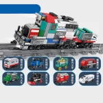 8-in-1 Transformable City Train - Classic Size Building Blocks