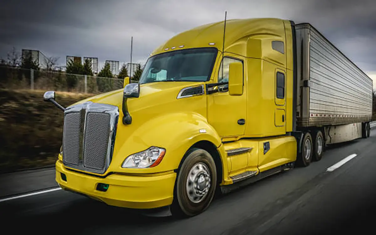 yellow truck