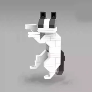 MOC – Dancing Cow Cat(LEGO Alternative Bricks) MOC – Dancing Cow Cat - Classic Size Building Blocks
