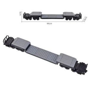 MOC – Depressed center Low-loader wagon Well flatcar (LEGO Alternative Bricks) MOC – Depressed center Low-loader wagon Well flatcar (LEGO Alternative Bricks)