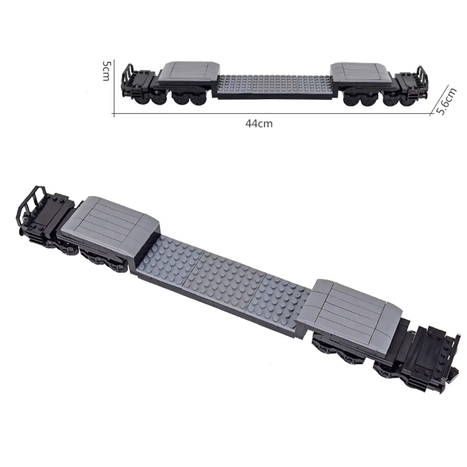 MOC – Depressed center Low-loader wagon Well flatcar (LEGO Alternative Bricks) MOC – Depressed center Low-loader wagon Well flatcar (LEGO Alternative Bricks)