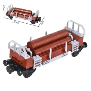MOC – Logging Lumber Timber Bulkhead Wood transport wagon flatcar with log load (LEGO Alternative Bricks) MOC – Logging Lumber Timber Bulkhead Wood transport wagon flatcar with log load (LEGO Alternative Bricks)