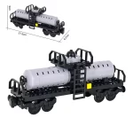 MOC – Oil Tanker wagon car - Classic Size Building Blocks