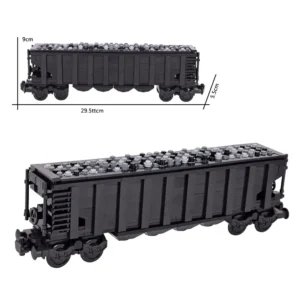 MOC – Open-top freight Hopper Gondola Bulk goods wagon car (LEGO Alternative Bricks) MOC – Open-top freight Hopper Gondola Bulk goods wagon car (LEGO Alternative Bricks)