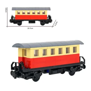 MOC – Two tone Red and beige cream passenger coach car (LEGO Alternative Bricks) MOC – Two tone Red and beige cream passenger coach car (LEGO Alternative Bricks)
