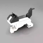 MOC – Walking Cow Cat - Classic Size Building Blocks