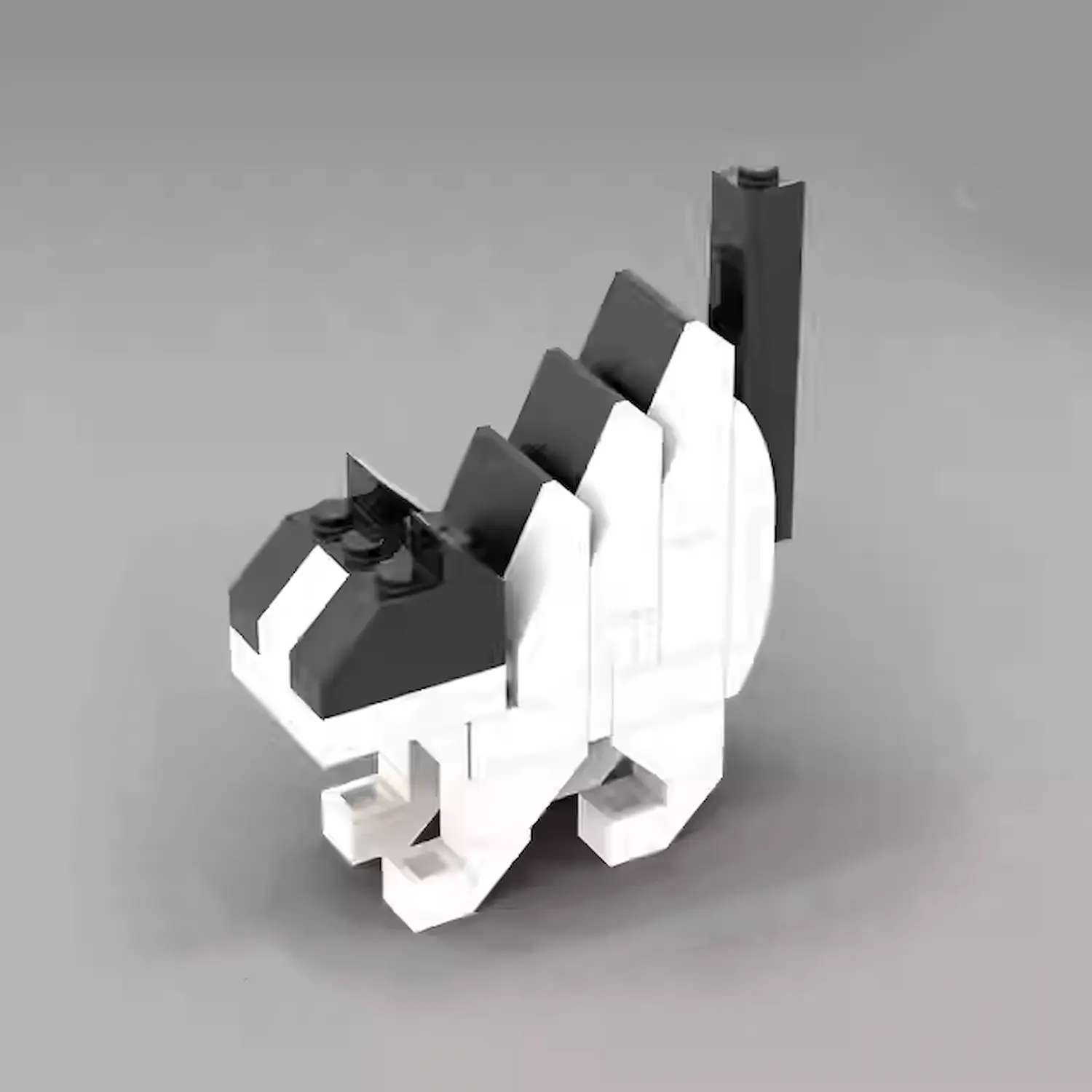 MOC – frightened Cow Cat(LEGO Alternative Bricks) MOC – frightened Cow Cat(LEGO Alternative Bricks)