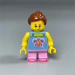 Little Girl - Custom Printed Brick Block Figure