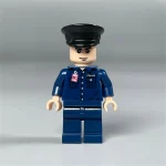 Male Hong Kong Police Officer Policeman - Custom Printed Brick Block Figure