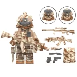 Navy Seals​​ - Custom Printed Brick Block Figure