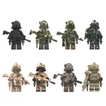 Special Forces Unit​ Figures​ - Custom Printed Brick Block Figure
