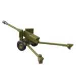 85mm anti tank gun - Custom 3D Printed Miniature Accessory Parts Pieces for Brick Block Figures