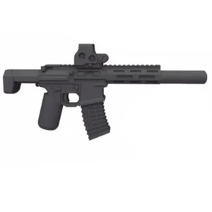 Custom Piece Miniature – AAC Honey Badger PDW Personal Defense Weapon equipped with a holographic sight – 3D Print for LEGO minifigure Custom Piece Miniature – AAC Honey Badger PDW Personal Defense Weapon equipped with a holographic sight – 3D Print for LEGO minifigure