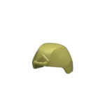 ACH Advanced Combat Helmet olive green - Custom 3D Printed Miniature Accessory Parts Pieces for Brick Block Figures