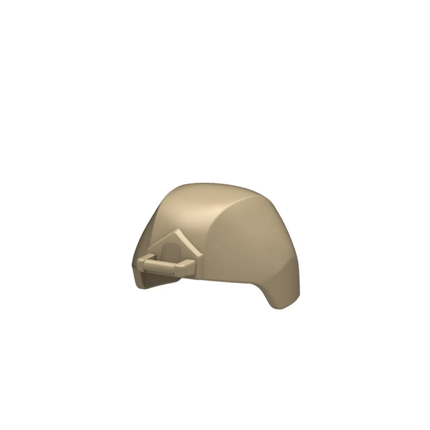 Custom Piece Miniature – ACH Advanced Combat Helmet style helmet tan – 3D Print for LEGO minifigure