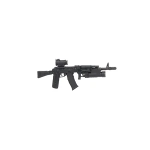 Custom Piece Miniature – AK 74 assault rifle fitted with an underbarrel grenade launcher – 3D Print for LEGO minifigure Custom Piece Miniature – AK 74 assault rifle fitted with an underbarrel grenade launcher – 3D Print for LEGO minifigure
