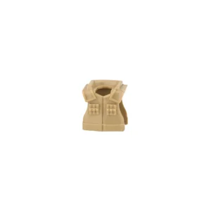 Custom Piece Miniature – B20 Tactical Vest Body Armor dark tan with two prominent pouches on the upper chest – 3D Print for LEGO minifigure Custom Piece Miniature – B20 Tactical Vest Body Armor dark tan with two prominent pouches on the upper chest – 3D Print for LEGO minifigure