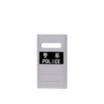 Chinese Police Riot Military Shield - Custom 3D Printed Miniature Accessory Parts Pieces for Brick Block Figures