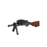 DP 28 light machine gun - Custom 3D Printed Miniature Accessory Parts Pieces for Brick Block Figures