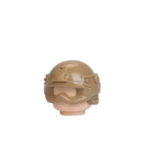 Custom Piece Miniature – FAST Future Assault Shell Technology style tactical helmet earth colored tan – 3D Print for LEGO minifigure Custom Piece Miniature – FAST Future Assault Shell Technology style tactical helmet earth colored tan – 3D Print for LEGO minifigure