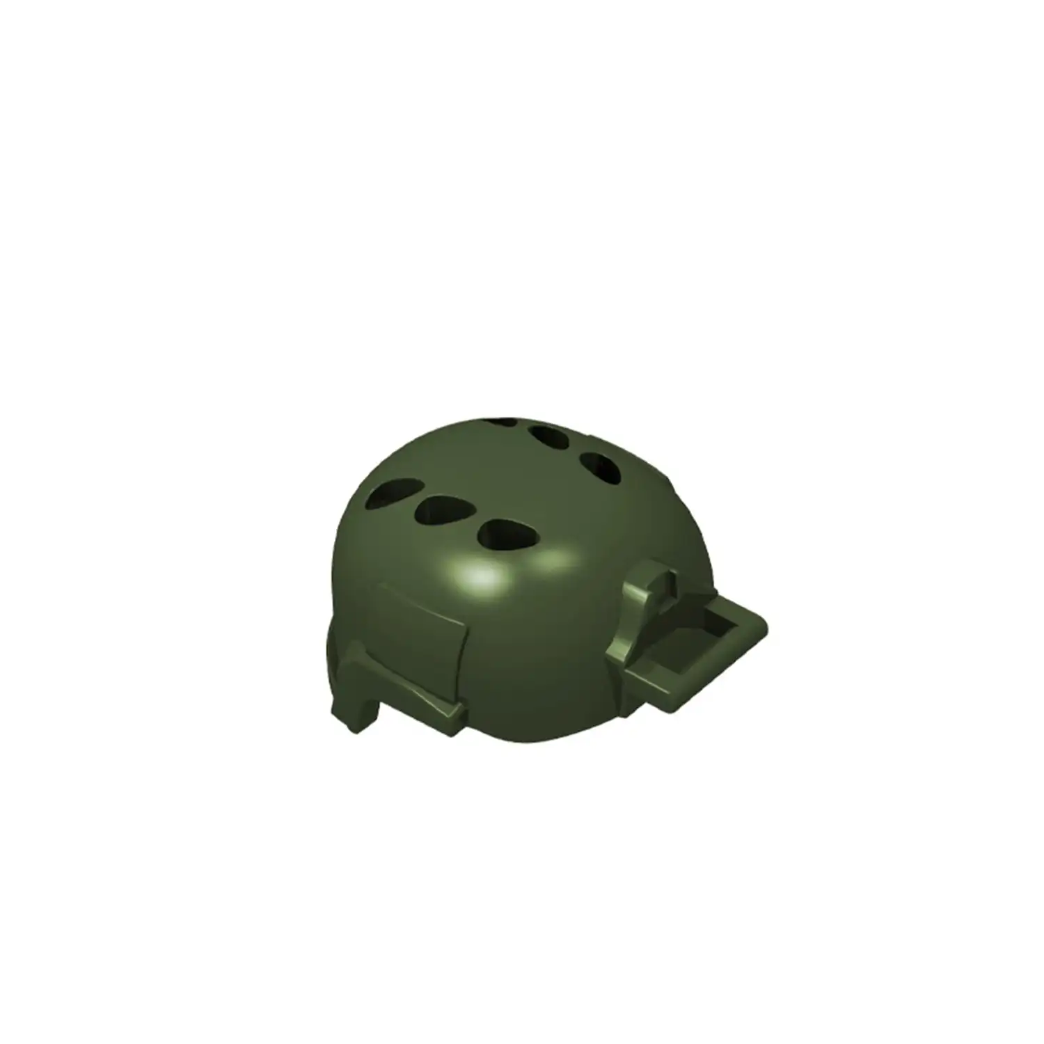 Custom Piece Miniature – FAST Future Assault Shell Technology tactical helmet army green – 3D Print for LEGO minifigure