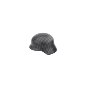 Custom Piece Miniature – German M35 Helmet with a grey base and a blue net pattern – 3D Print for LEGO minifigure Custom Piece Miniature – German M35 Helmet with a grey base and a blue net pattern – 3D Print for LEGO minifigure
