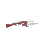 Gewehr 43 G43 rifle with a bayonet attached - Custom 3D Printed Miniature Accessory Parts Pieces for Brick Block Figures
