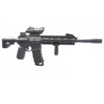 HK416 assault rifle equipped with an ACOG style scope - Custom 3D Printed Miniature Accessory Parts Pieces for Brick Block Figures