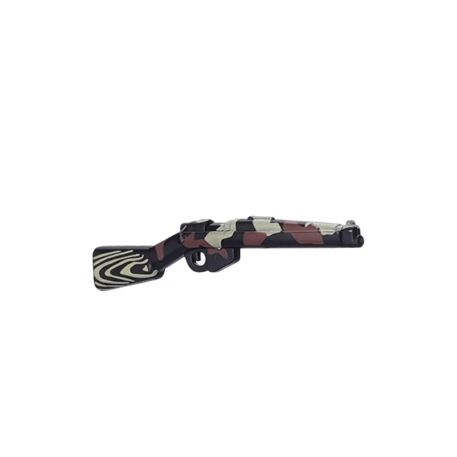 Custom Piece Miniature – Lee Enfield rifle with a camouflage pattern – 3D Print for LEGO Minifigure Custom Piece Miniature – Lee Enfield rifle with a camouflage pattern – 3D Print for LEGO Minifigure
