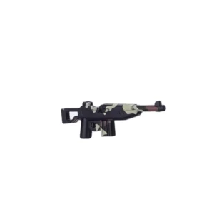 Custom Piece Miniature – M1A1 Carbine with a camouflage pattern – 3D Print for LEGO Minifigure Custom Piece Miniature – M1A1 Carbine with a camouflage pattern – 3D Print for LEGO Minifigure