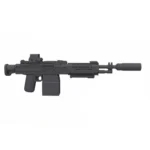 M250 Light Machine Gun LMG - Custom 3D Printed Miniature Accessory Parts Pieces for Brick Block Figures