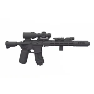 Custom Piece Miniature – M4 carbine equipped with a URGI Upper Receiver Group - Improved and a 1-4x variable power scope Low Power Variable Optic - LPVO – 3D Print for LEGO minifigure Custom Piece Miniature – M4 carbine equipped with a URGI Upper Receiver Group - Improved and a 1-4x variable power scope Low Power Variable Optic - LPVO – 3D Print for LEGO minifigure